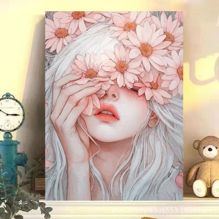 Therapeutic Series Digital Oil Painting DIY Kit - Daisy Girl
